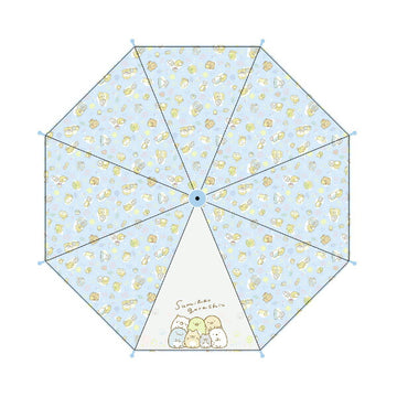 キャラクターキッズ傘45cm(セミオートろくろタイプ) すみっコぐらし ドッグ70128 ジェイズプランニング 子供用雨傘 キッズアンブレラ【ラッピング不可商品】【送料無料 沖縄・一部地域を除く】